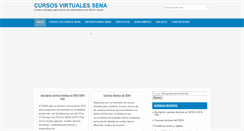 Desktop Screenshot of cursosvirtualessena.net