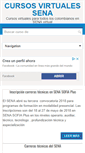 Mobile Screenshot of cursosvirtualessena.net