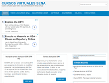 Tablet Screenshot of cursosvirtualessena.net